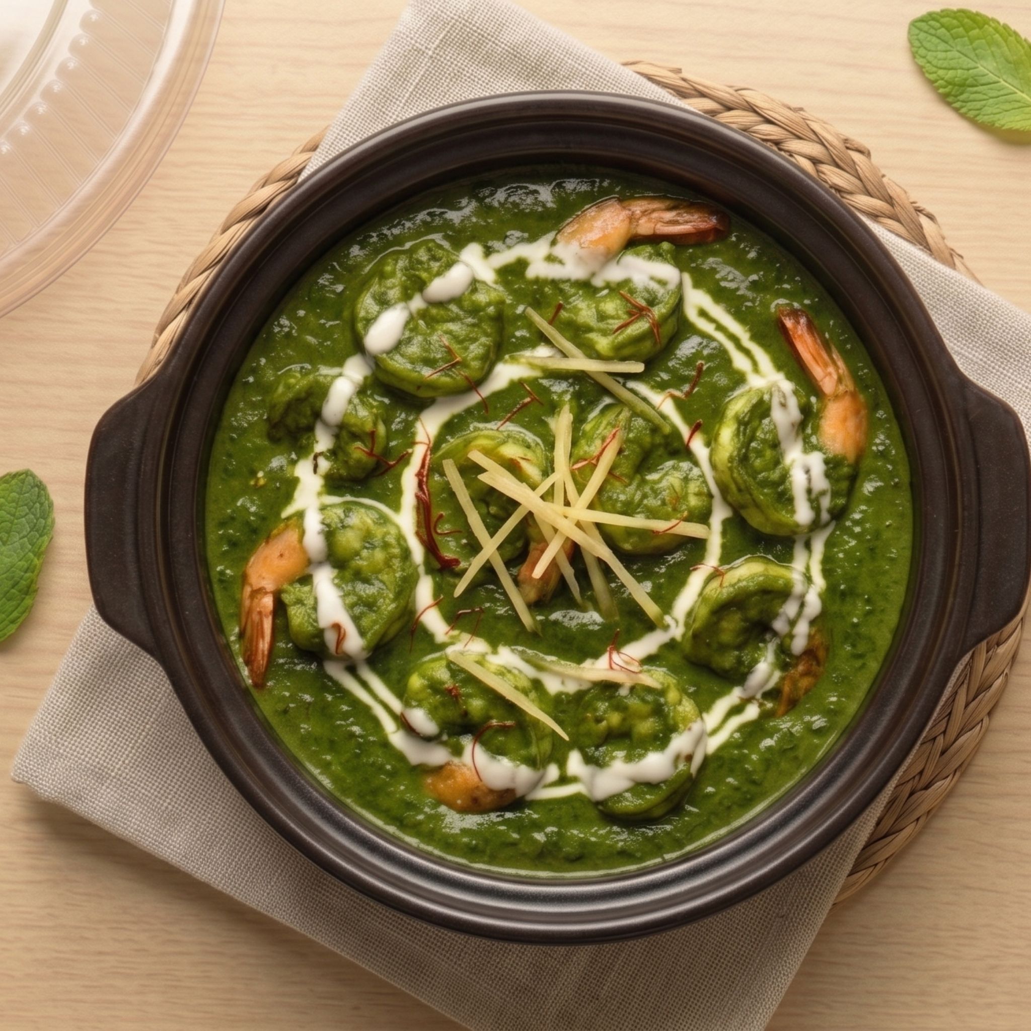 Saag Shrimp